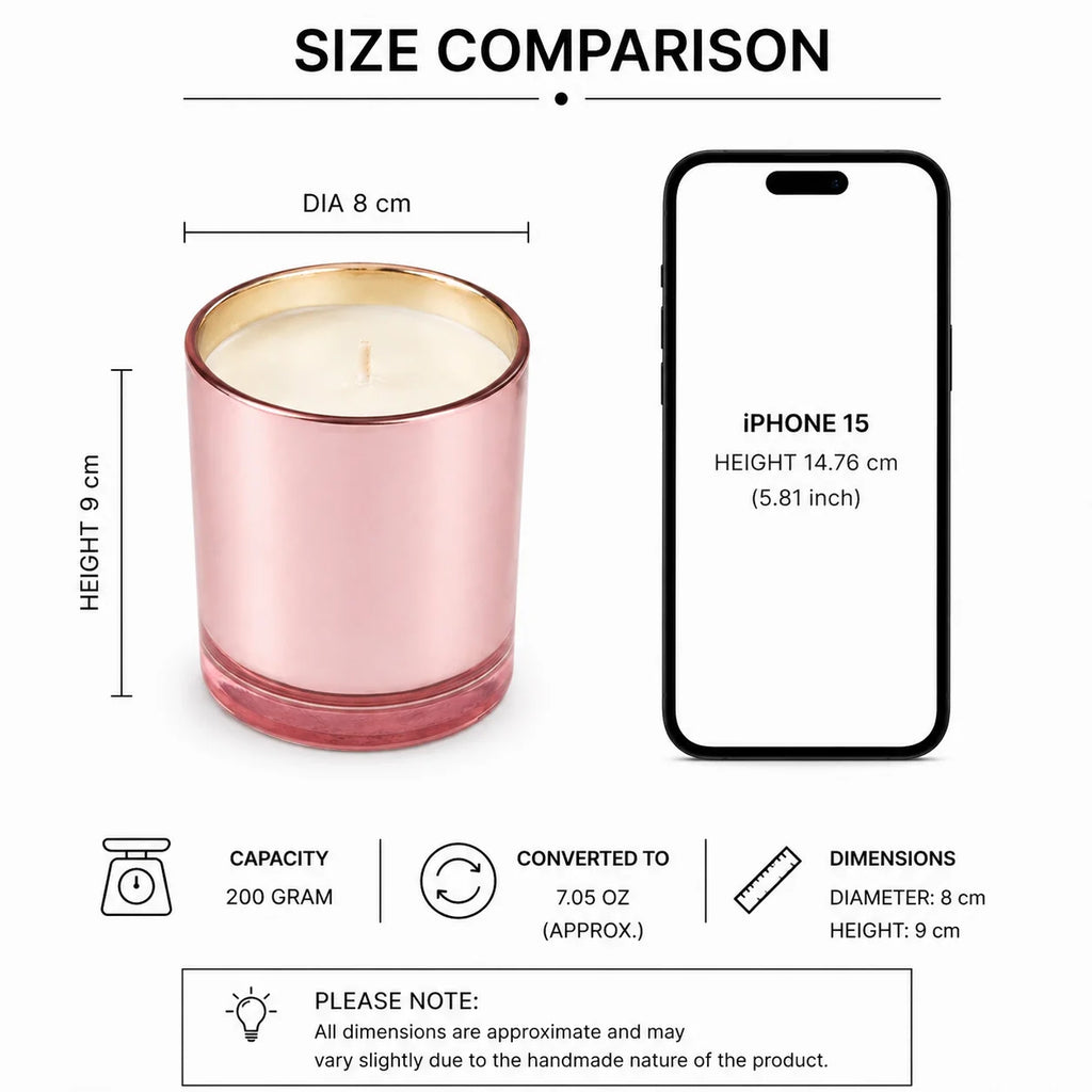 Oud Metallic Glass Votive Soy Wax Candle | Premium Home Décor — Hand-Blown Glass from Firozabad, India — Texture & Craftsm...