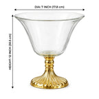 Crystal Trumpet Flare Glass Bowl — Castle Crafts