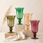 Pearl Bell Smooth Glass Vase — Hand-Blown Glass from Firozabad, India | Floral Arrangements & Home Styling