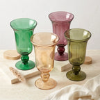 Pearl Bell Smooth Glass Vase — Hand-Blown Glass from Firozabad, India — Styled for Home Décor