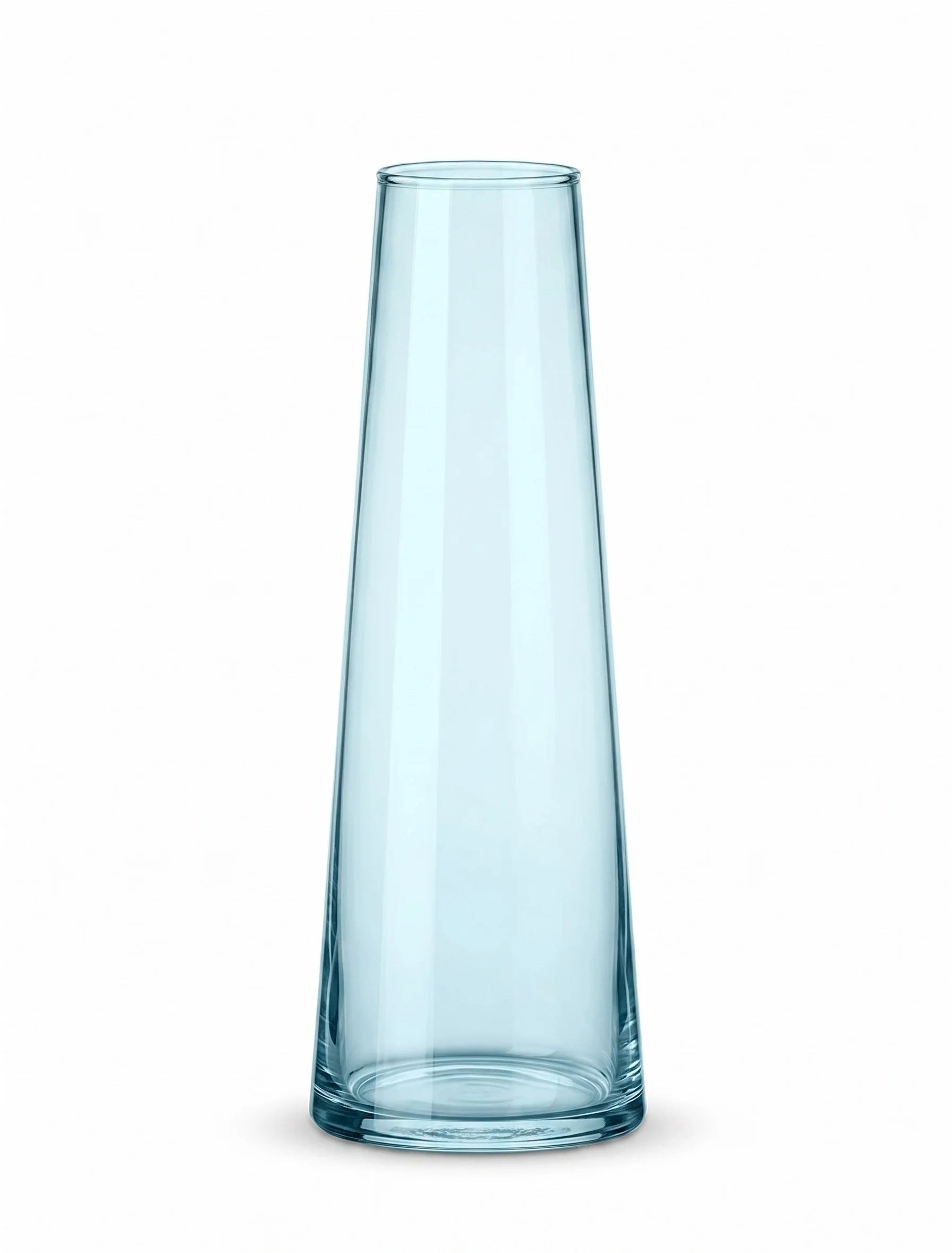 Serenity Cone Glass Vase — Hand-Blown Glass from Firozabad, India — Premium Detail