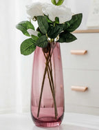 Blossom Taper Slim Glass Vase — Hand-Blown Glass from Firozabad, India — In a Living Space