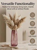 Dew Taper Slim Glass Vase — Hand-Blown Glass from Firozabad, India — Gifting Presentation