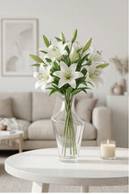 Celeste Curve Artisan Glass Vase — Hand-Blown Glass from Firozabad, India — Corporate Gifting View