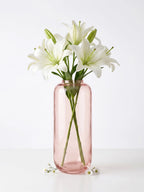 Serene Mist Capsule Glass Vase — Hand-Blown Glass from Firozabad, India — Lifestyle Setting