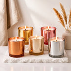Rose Mercury Glass Candle | 80Hr Burn — Castle Crafts