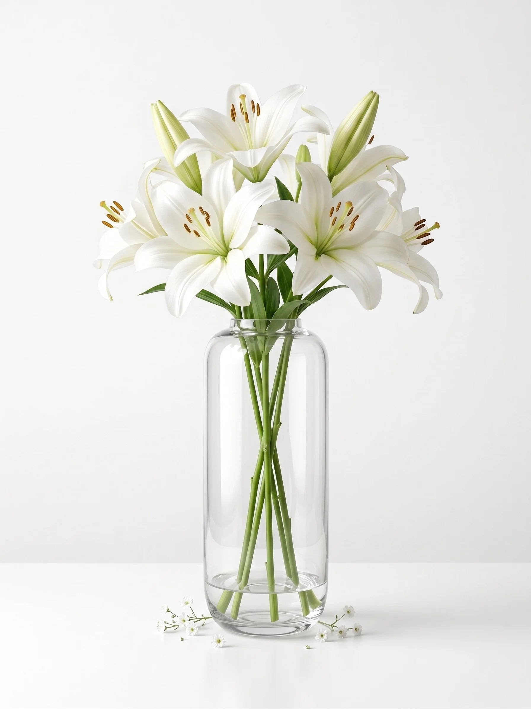 Serene Mist Capsule Glass Vase — Hand-Blown Glass from Firozabad, India — Premium Detail