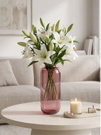Studio Capsule Smooth Glass Vase — Hand-Blown Glass from Firozabad, India — Premium Detail