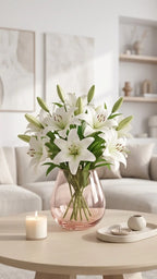 Luna Curve Smooth Glass Vase — Hand-Blown Glass from Firozabad, India — Décor Inspiration