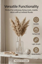 Cloud Carafe Ribbed Glass Vase — Hand-Blown Glass from Firozabad, India — In a Living Space