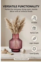 Prism Rib Lantern Glass Vase — Hand-Blown Glass from Firozabad, India — Décor Inspiration
