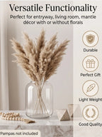 Misty Wide Jar Glass Vase — Hand-Blown Glass from Firozabad, India — Décor Inspiration