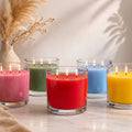 3-Wick Clear Glass Candle | Fresh Shades | 80Hr Burn — Castle Crafts
