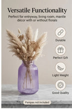 Petal Ombré Wide Glass Vase — Hand-Blown Glass from Firozabad, India — Lifestyle Setting