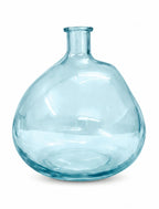 Nordic Globe Balloon Glass Vase — Hand-Blown Glass from Firozabad, India — Detail Close-Up