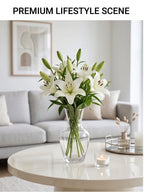 Soft Hue Amphora Glass Vase — Hand-Blown Glass from Firozabad, India — Lifestyle Setting