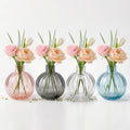 Orion Globe Ribbed Glass Vase — Hand-Blown Glass from Firozabad, India | Floral Arrangements & Home Styling