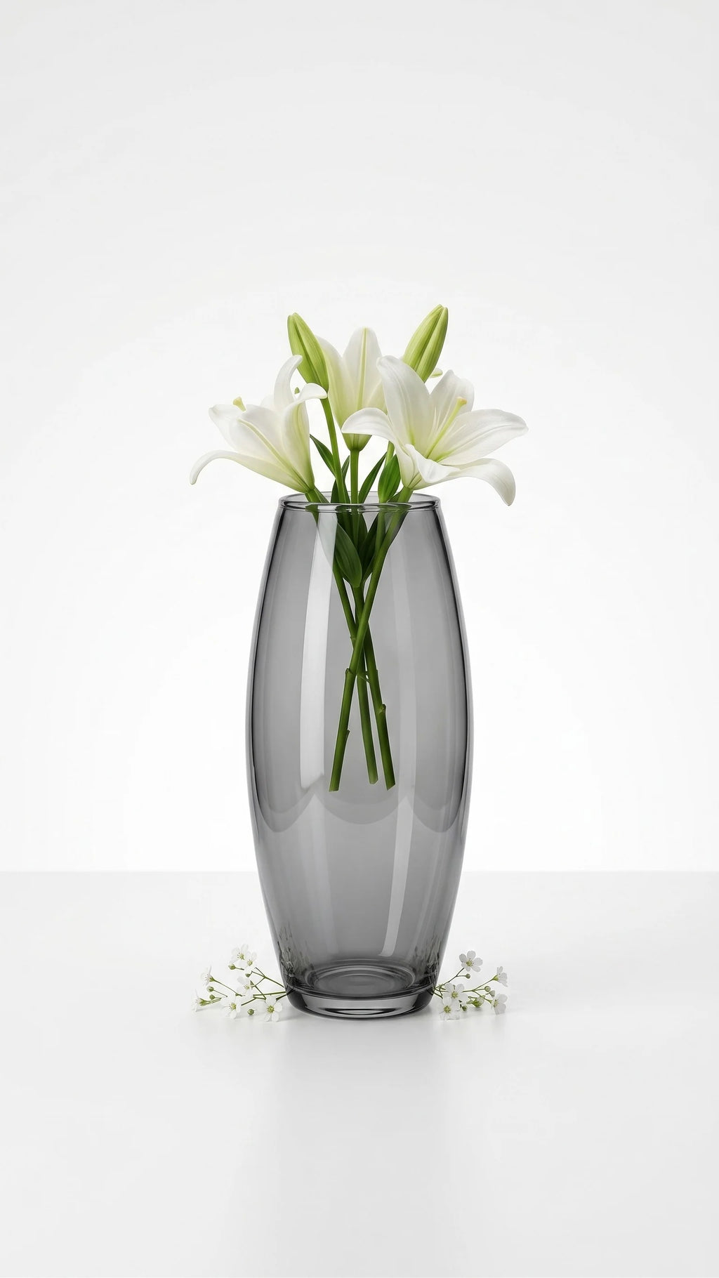 Dewdrop Pebble Oval Glass Vase — Hand-Blown Glass from Firozabad, India — Décor Inspiration