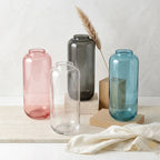 Serene Mist Capsule Glass Vase — Hand-Blown Glass from Firozabad, India — Detail Close-Up