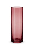 Nordic Tube Cylinder Glass Vase — Hand-Blown Glass from Firozabad, India — Styled for Home Décor
