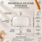 All-Glass Dome | Crystal Pedestal — Castle Crafts