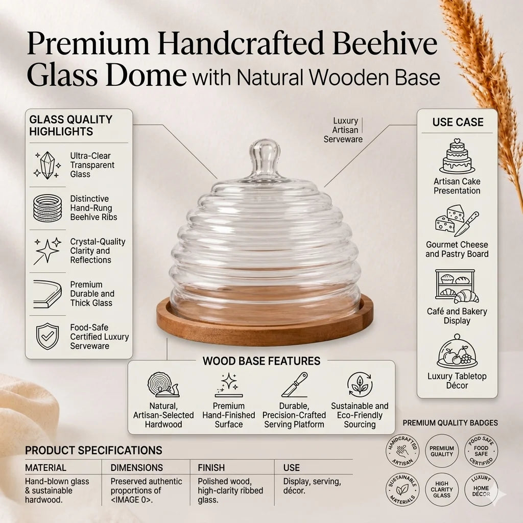Beehive Glass Dome — Castle Crafts