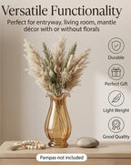 Blooming Tulip Ruffle Glass Vase — Hand-Blown Glass from Firozabad, India — Lifestyle Setting