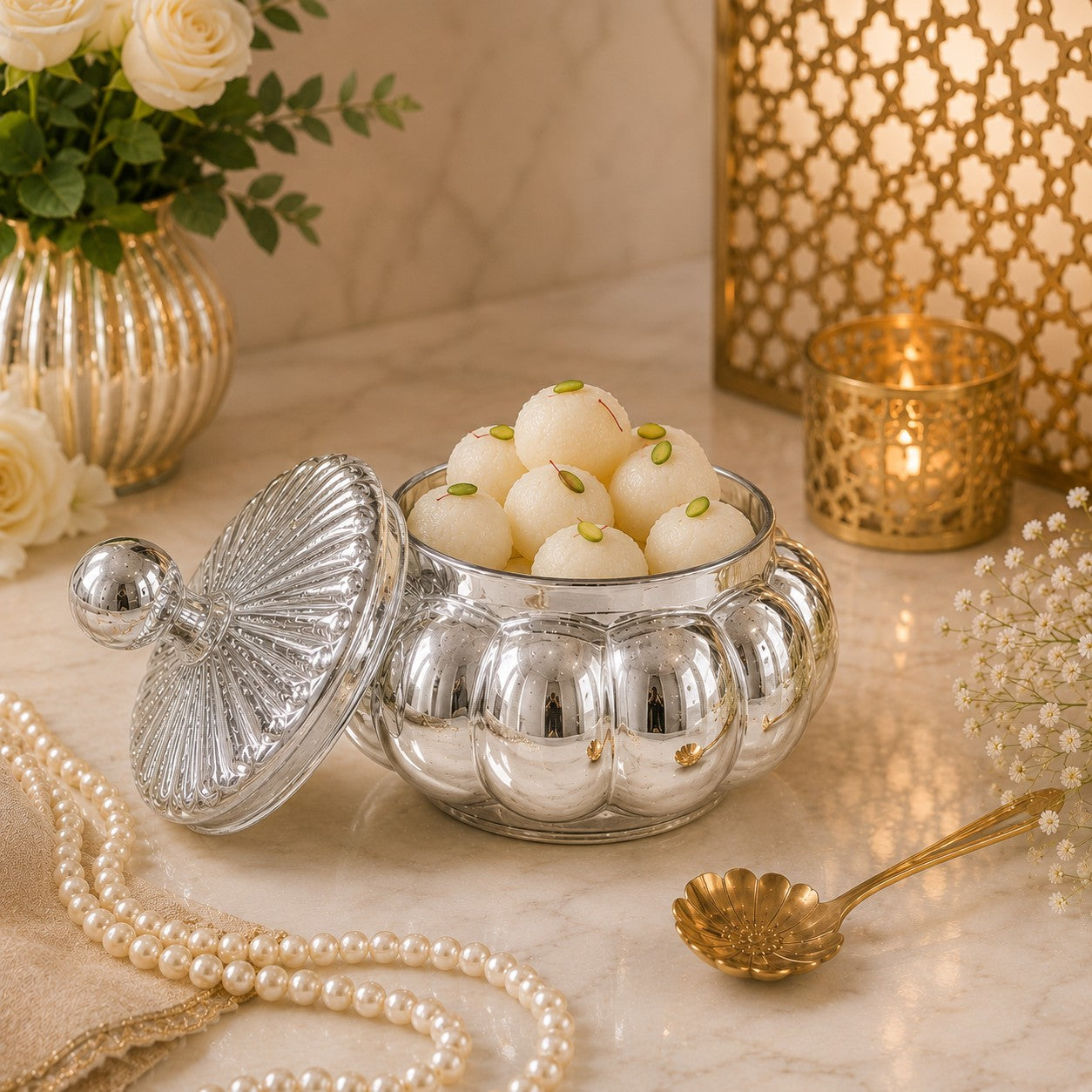 Pumpkin Ceramic Dome Jar — Castle Crafts