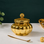 Pumpkin Ceramic Dome Jar — Castle Crafts