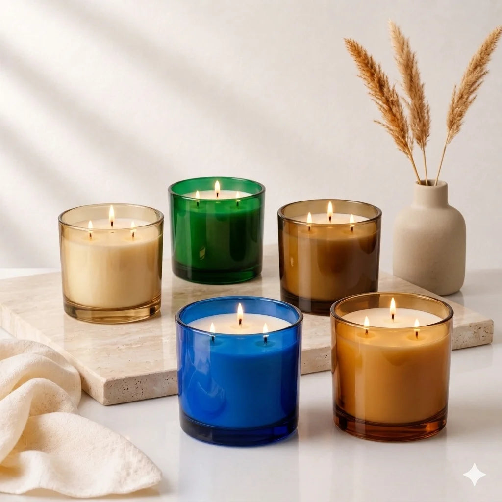 Sandalwood 3-Wick Candle | 80Hr Burn — Castle Crafts