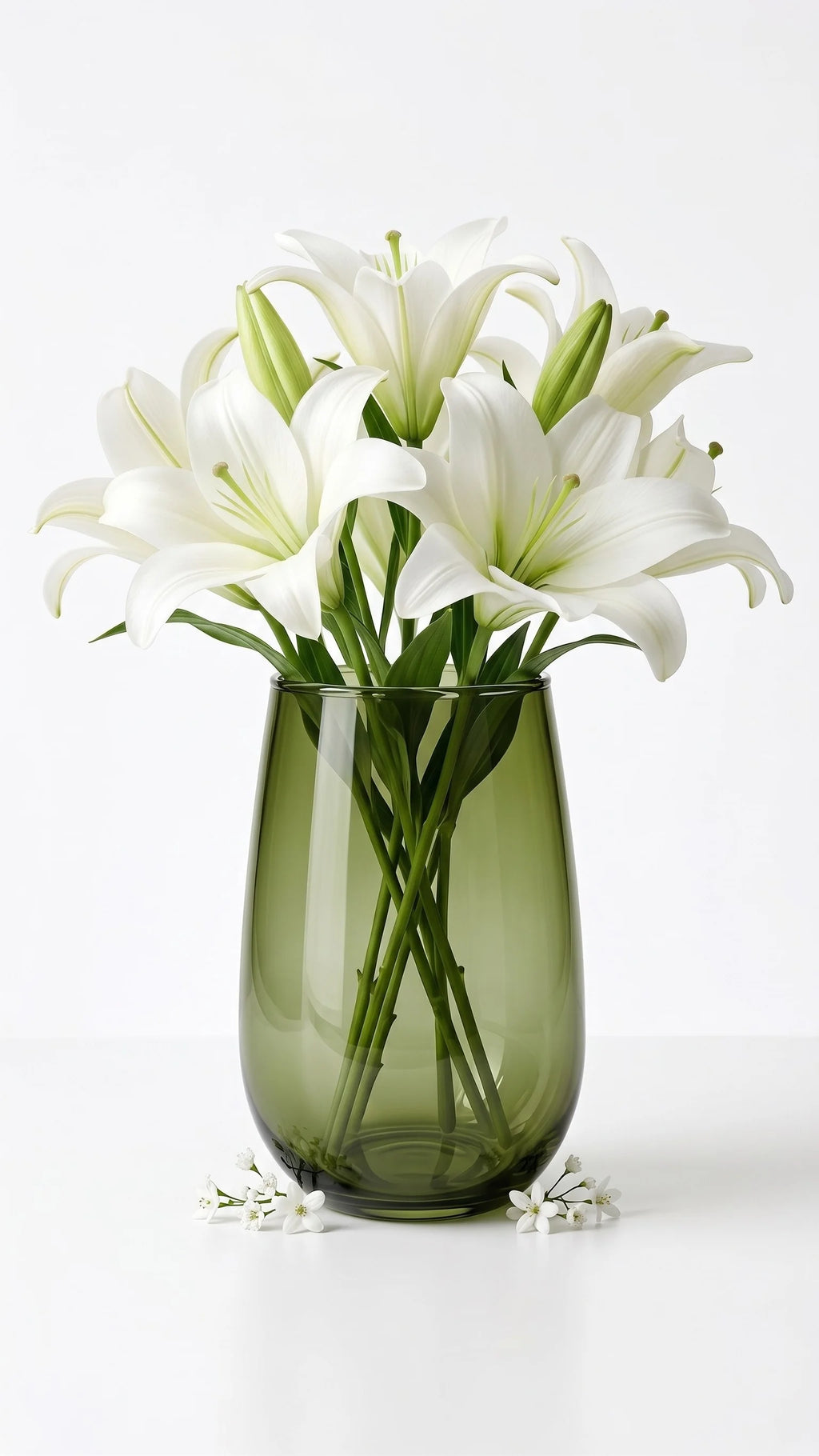 Jewel Egg Smooth Glass Vase — Hand-Blown Glass from Firozabad, India — Curated Display