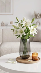 Pastel Egg Smooth Glass Vase — Hand-Blown Glass from Firozabad, India — Décor Inspiration