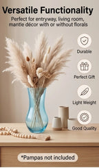 Pastel Curve Smooth Glass Vase — Hand-Blown Glass from Firozabad, India — Top View