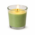 Rose Clear Glass Soy Wax Candle | Bright Colours — Pack of 2 — Hand-Blown Glass from Firozabad, India — Colour Variant