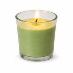 Rose Clear Glass Soy Wax Candle | Bright Colours — Pack of 2 — Hand-Blown Glass from Firozabad, India — Colour Variant
