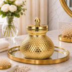 Hammered Metal Pot Jar | Matki Style — Castle Crafts