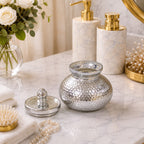 Hammered Metal Pot Jar | Matki Style — Castle Crafts