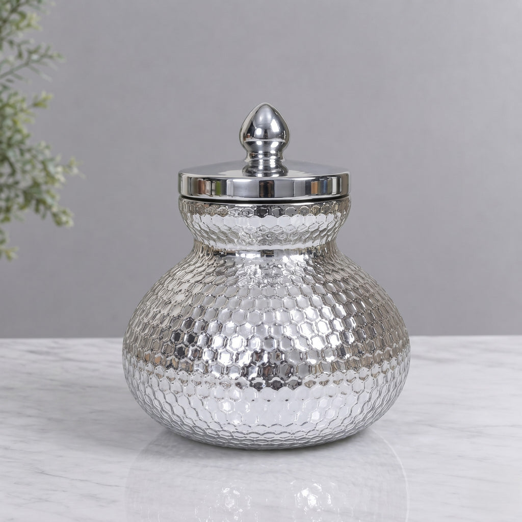 Hammered Metal Pot Jar | Matki Style — Castle Crafts