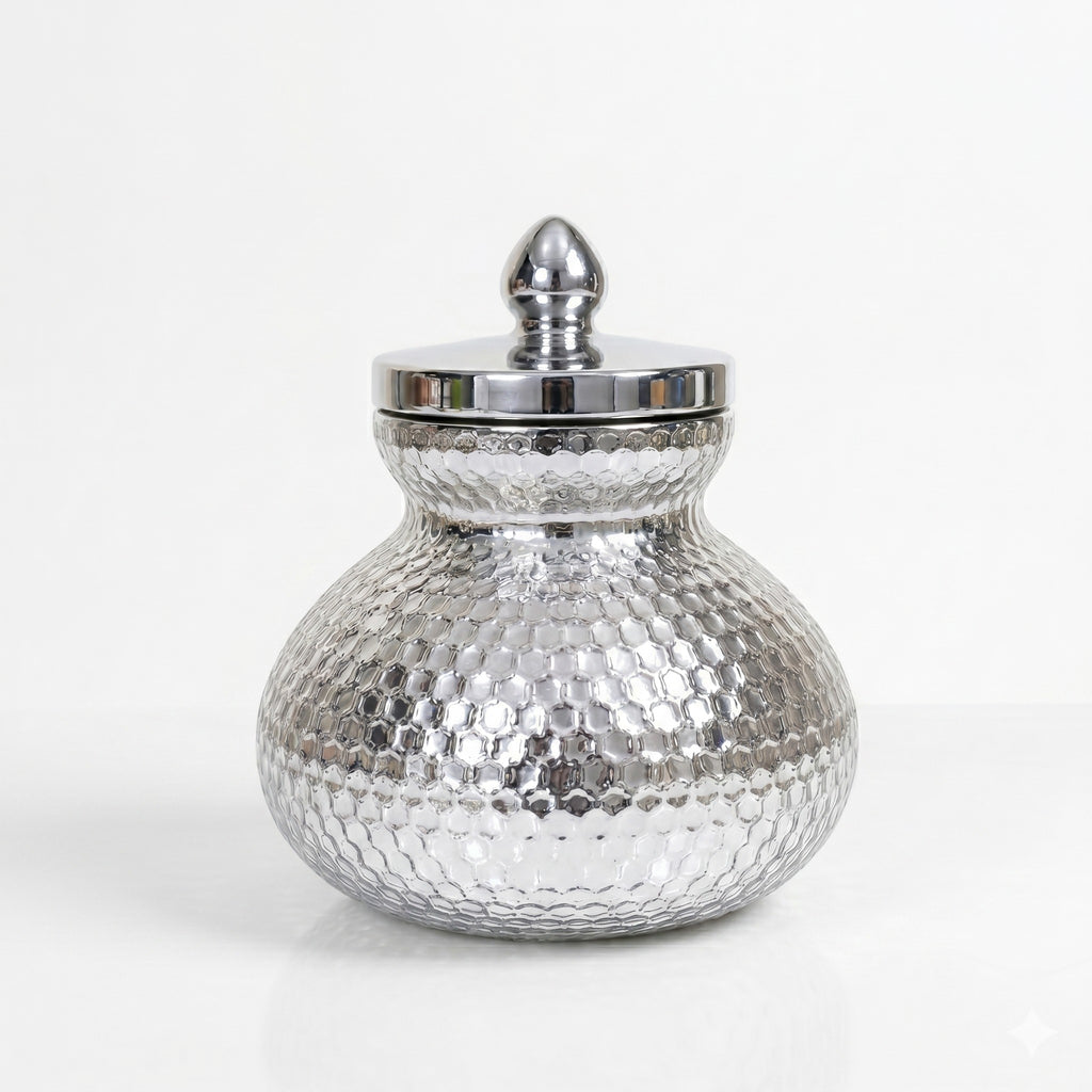 Hammered Metal Pot Jar | Matki Style — Castle Crafts