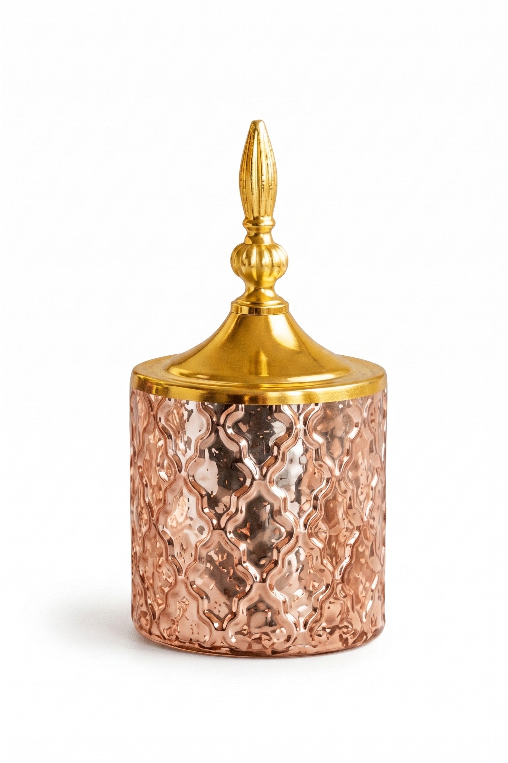 Moroccan Lattice Glass Jar | 3 Sizes — Castle Crafts