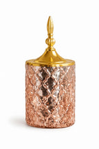 Moroccan Lattice Glass Jar | 3 Sizes — Castle Crafts
