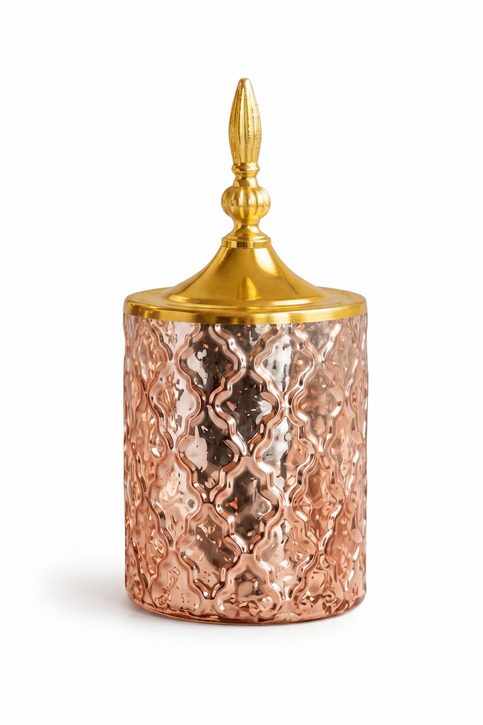 Moroccan Lattice Glass Jar | 3 Sizes — Castle Crafts