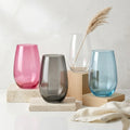 Pastel Egg Smooth Glass Vase — Hand-Blown Glass from Firozabad, India | Floral Arrangements & Home Styling