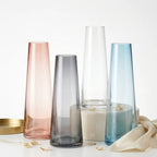 Serenity Cone Glass Vase — Hand-Blown Glass from Firozabad, India | Floral Arrangements & Home Styling