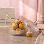 Ribbed Glass Dome Jar — Castle Crafts