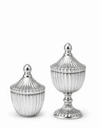 Ribbed Decorative Candy Jar | 2 Sizes x 6 Colours — Castle Crafts