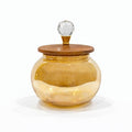 Roly-Poly Glass Jar | Crystal Ball Lid — Castle Crafts