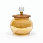 Roly-Poly Glass Jar | Crystal Ball Lid — Castle Crafts