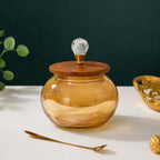 Roly-Poly Glass Jar | Crystal Ball Lid — Castle Crafts