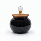 Roly-Poly Ceramic Jar | Crystal Ball Lid — Castle Crafts